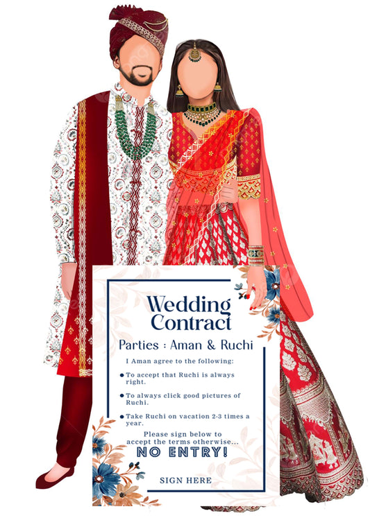 Wedding Contract For Wedding Entry - Wedding Function