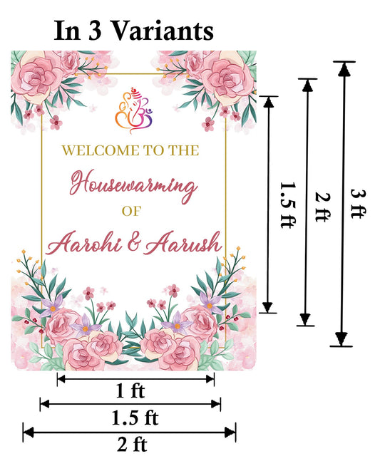 House Warming Welcome Sign Board