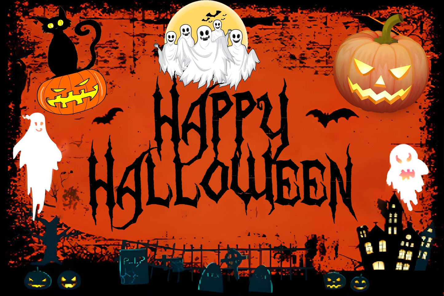 Halloween Party Welcome Board
