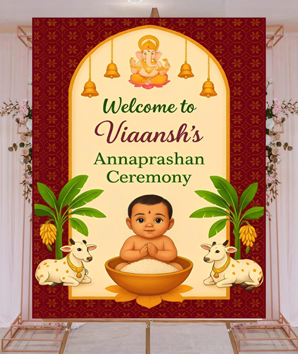 Annaprashan Welcome Sign Board