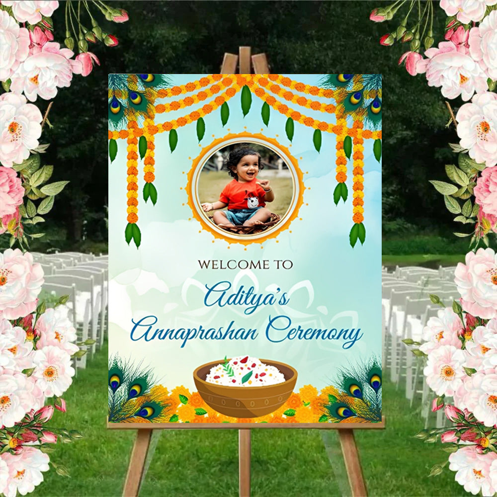 Annaprashan Welcome Sign Board