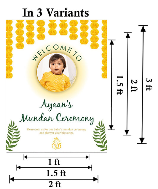 Mundan Welcome Sign Board