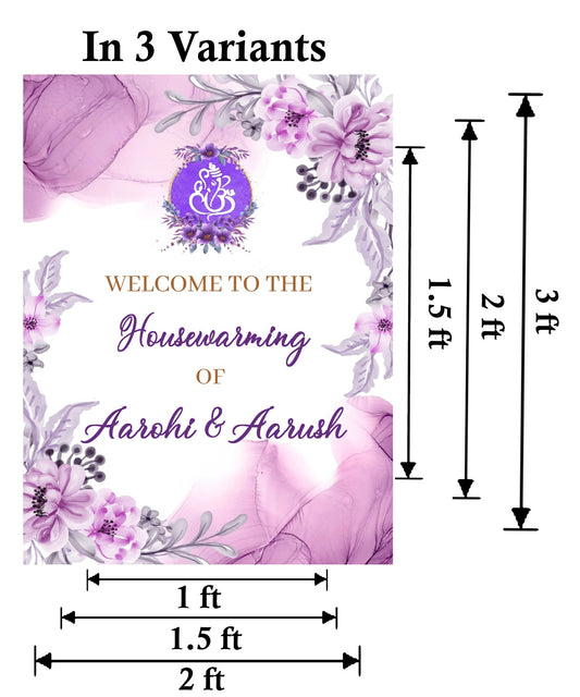 House Warming Welcome Sign Board