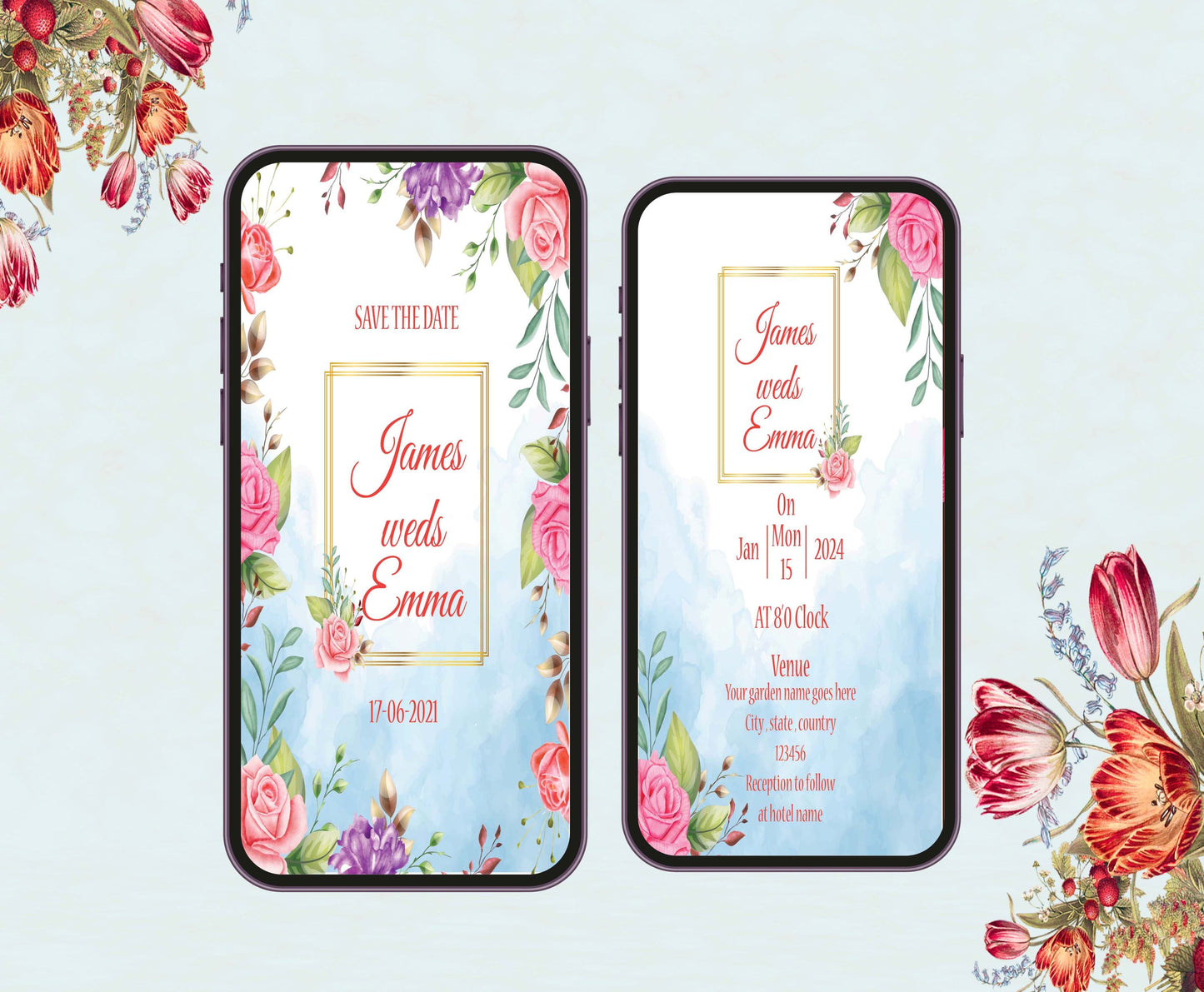 Wedding Theme Invitation for Birthday