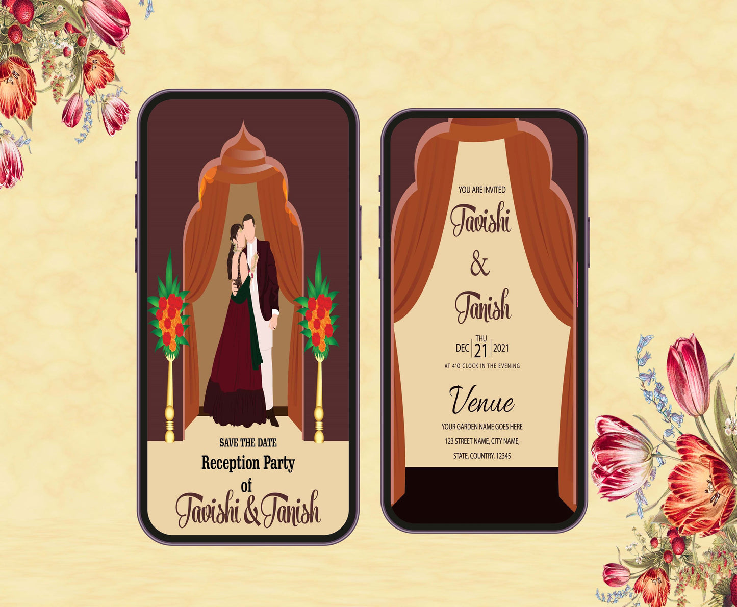 Wedding Theme Invitation for Birthday