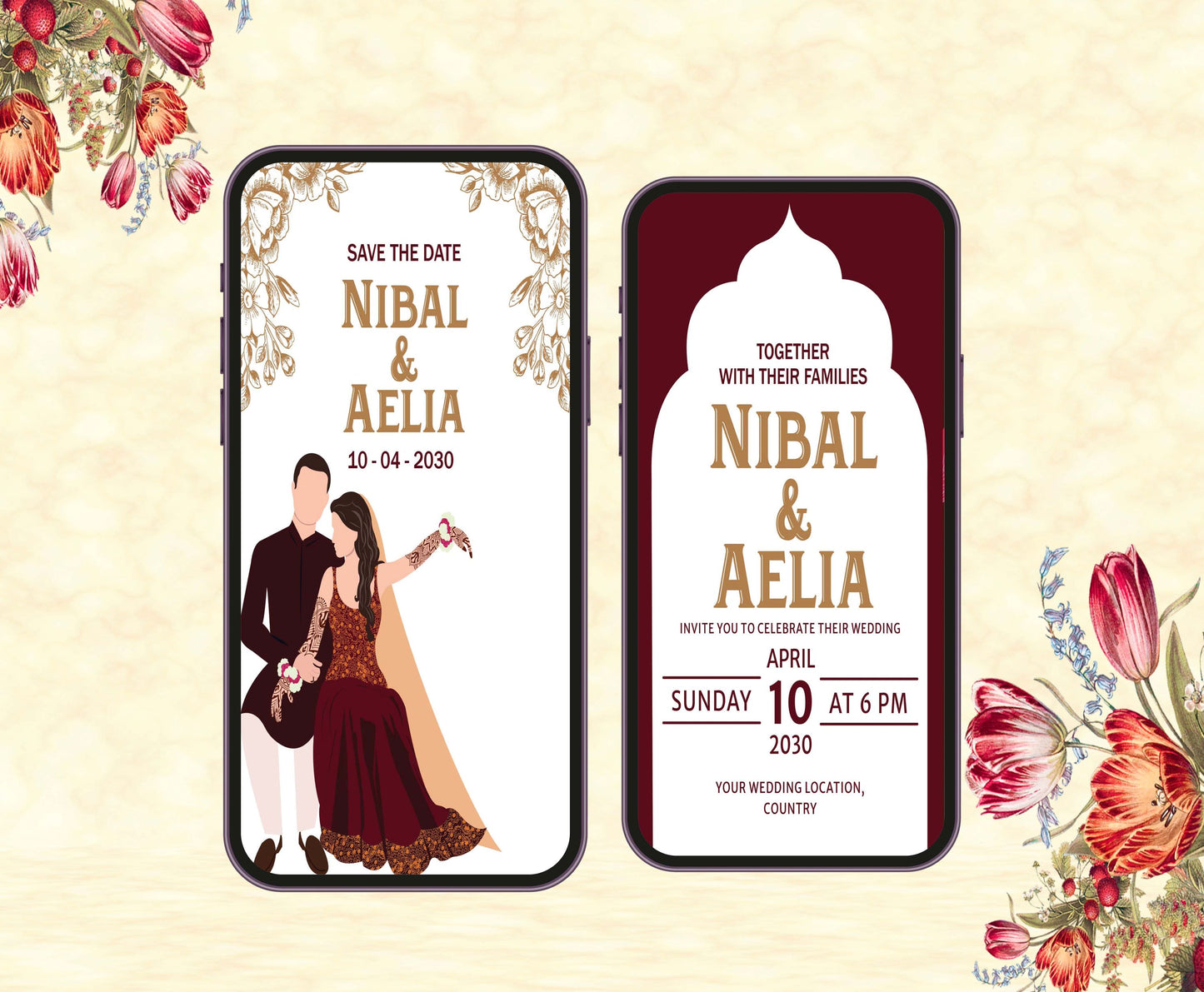 Wedding Theme Invitation for Birthday