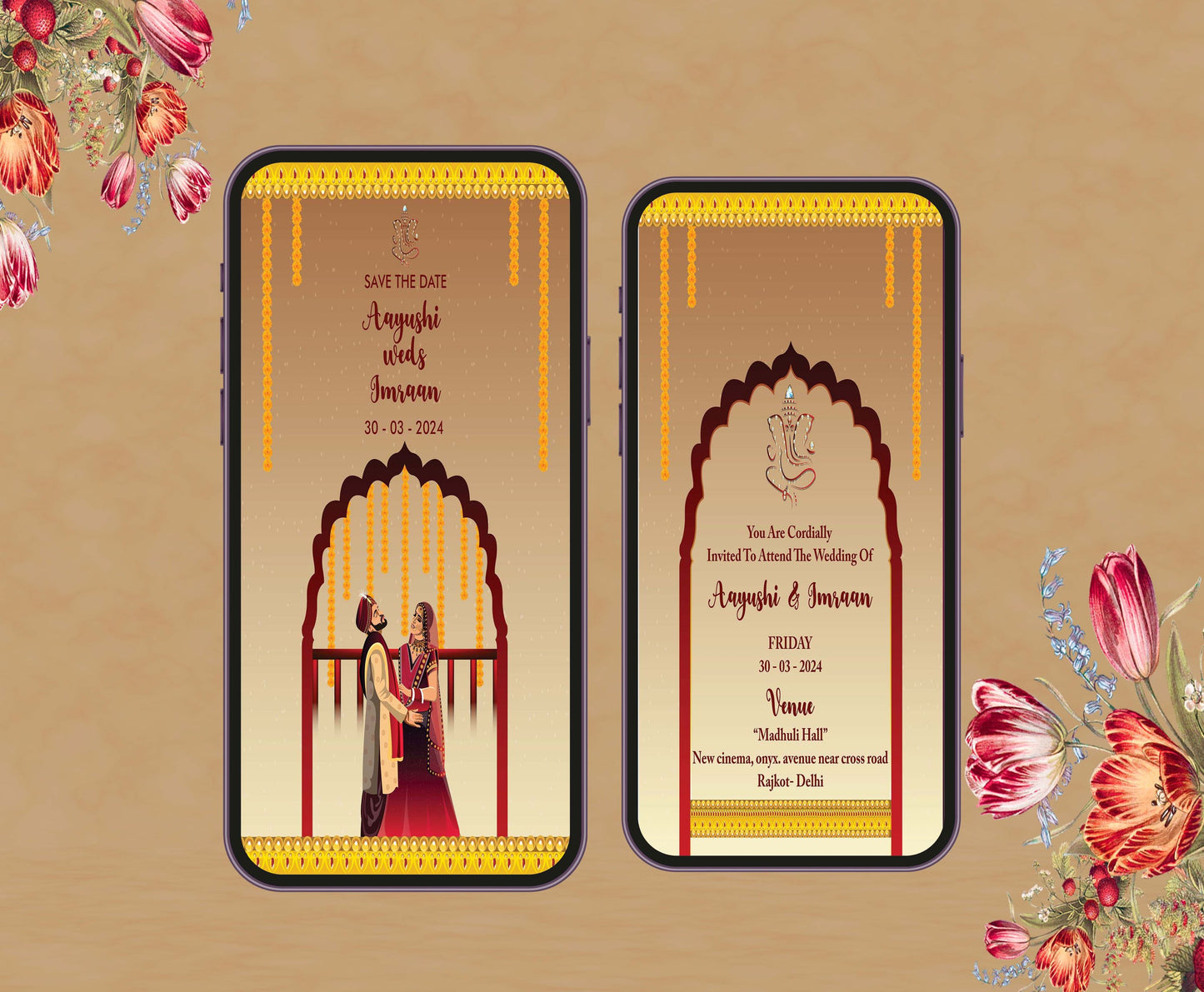 Wedding Theme Invitation for Birthday