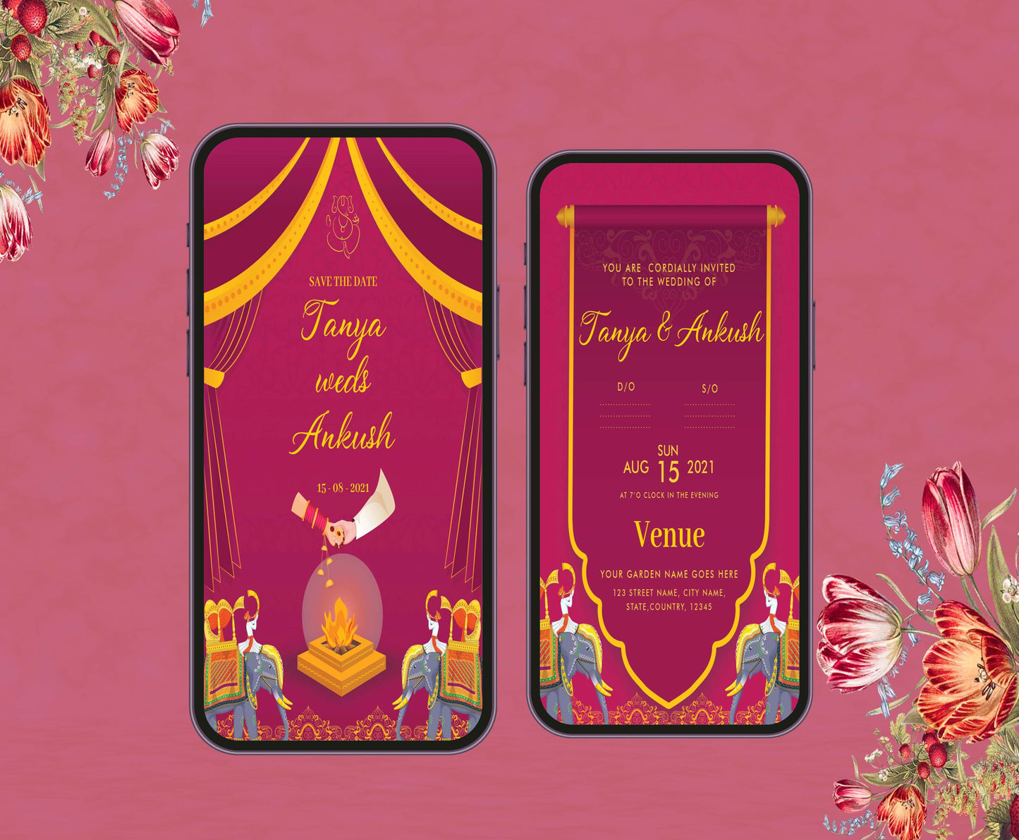 Wedding Theme Invitation for Birthday
