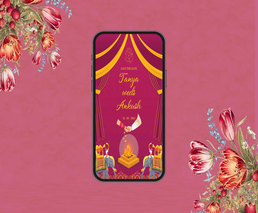 Wedding Theme Invitation for Birthday