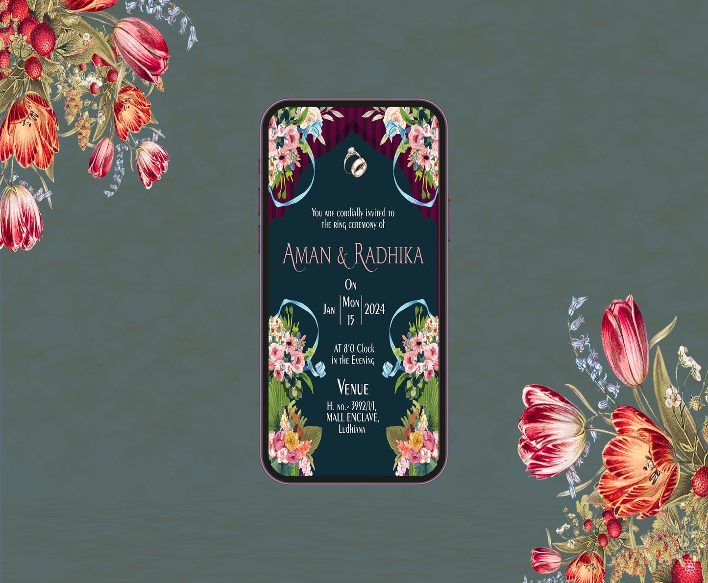 Wedding Theme Invitation for Birthday