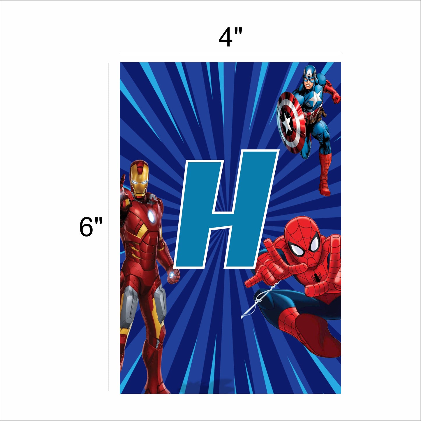 Avenger Theme Birthday Party Banner for Decoration