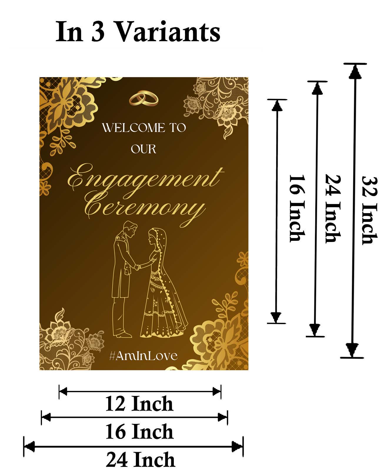 Wedding Ceremony Theme Party Welcome Board