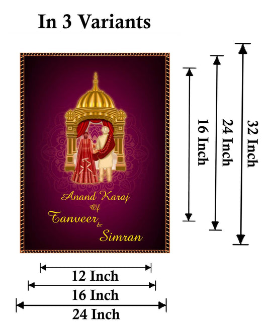 Wedding Ceremony Theme Party Welcome Board