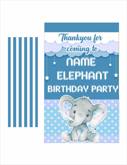 Elephant Theme Birthday Party Gift Bags For Return Gifts