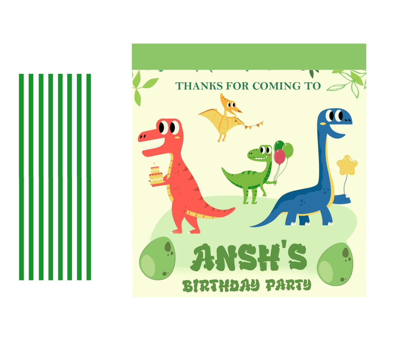 Dinosaur Theme Birthday Party Gift Bags For Return Gifts
