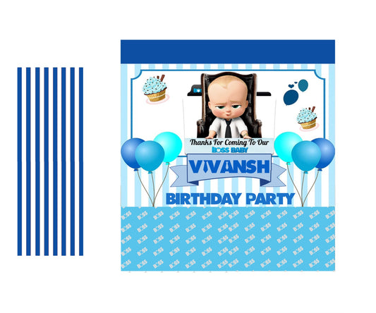 Boss Baby Theme Birthday Party Gift Bags For Return Gifts