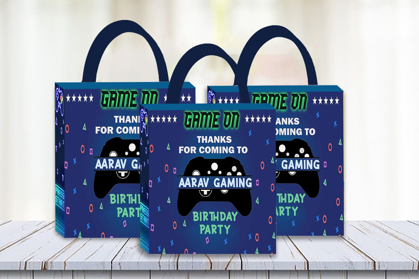 Game Theme Birthday Party Gift Bags For Return Gifts