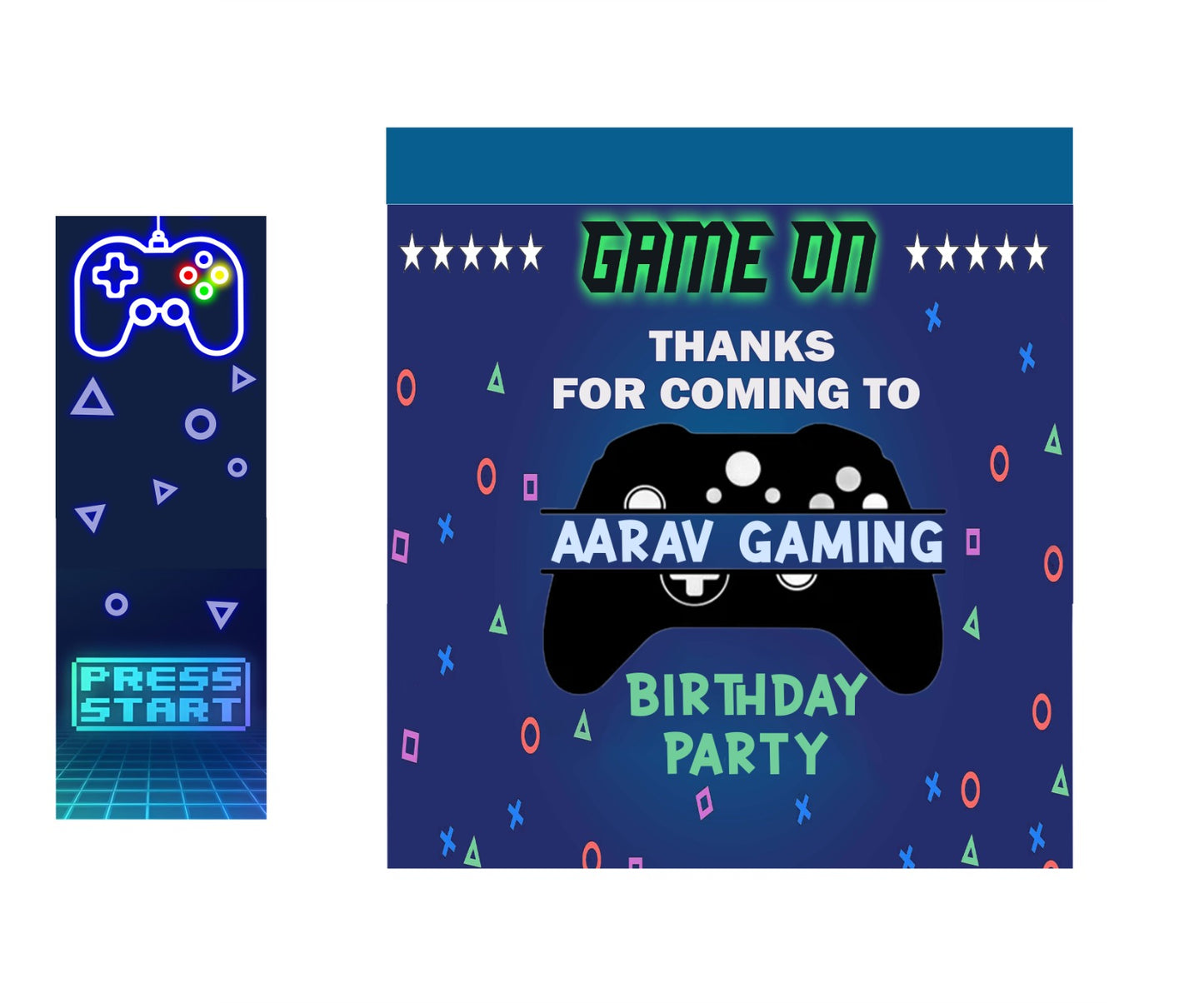 Game Theme Birthday Party Gift Bags For Return Gifts