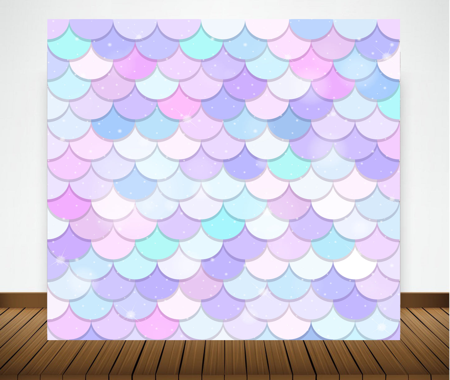 Mermaid Theme Birthday Party Backdrop