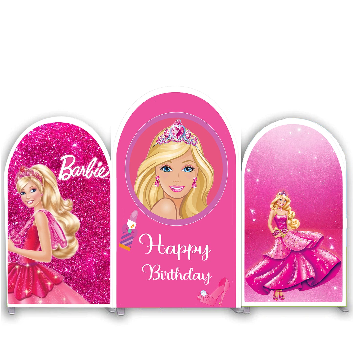 Barbie Theme Birthday Party Arch Backdrop