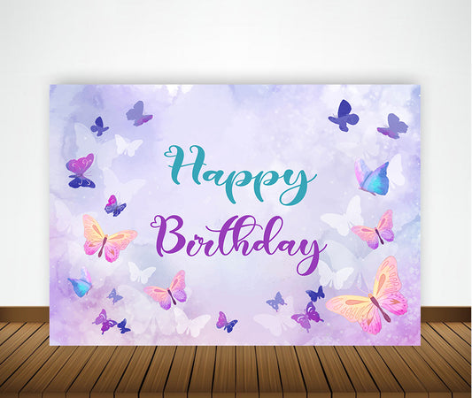 Butterfly & Fairies Theme Backdrop