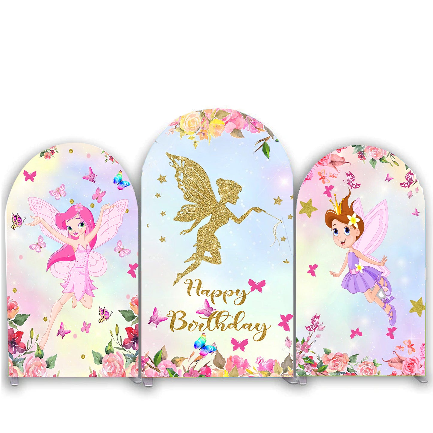 Butterfly Theme Birthday Party Arch Backdrop