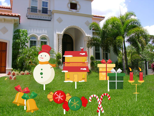 Christmas Outdoor/Indoor Cutout Decorations