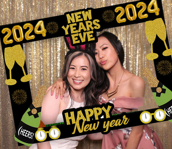 New Year Party Selfie Photo Booth Picture Frame