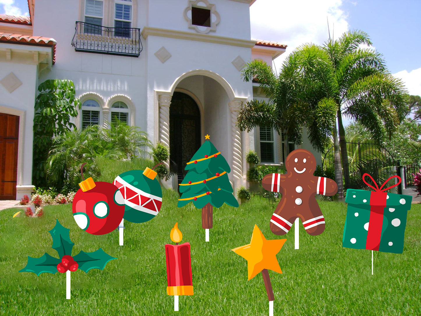 Christmas Outdoor/Indoor Cutout Decorations