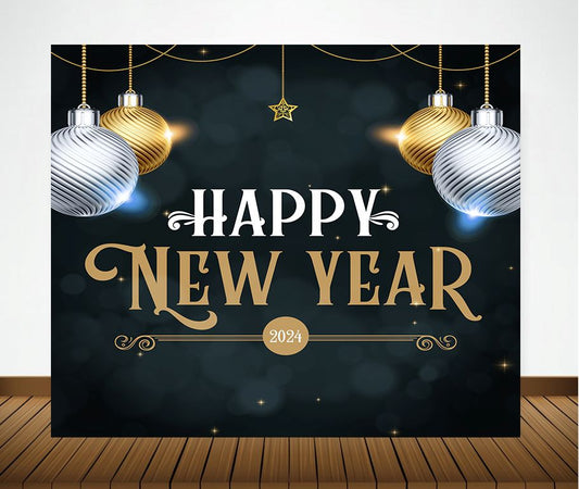 New Year Party Decorations Complete Set with Backdrop