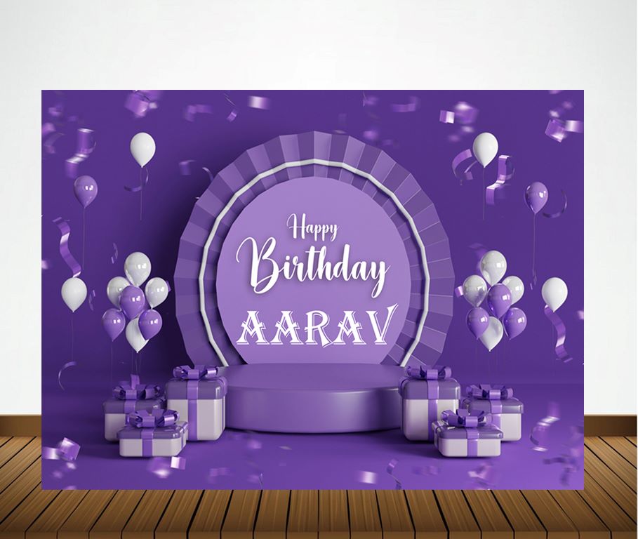 Joyful Birthday Party Backdrop