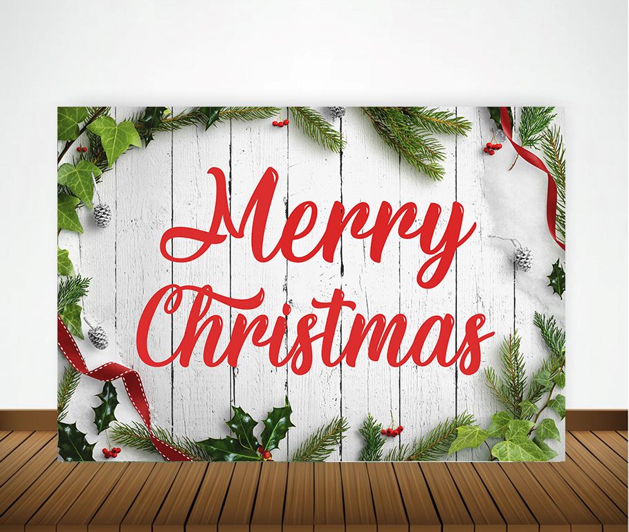 Christmas Party Backdrop for Decorations