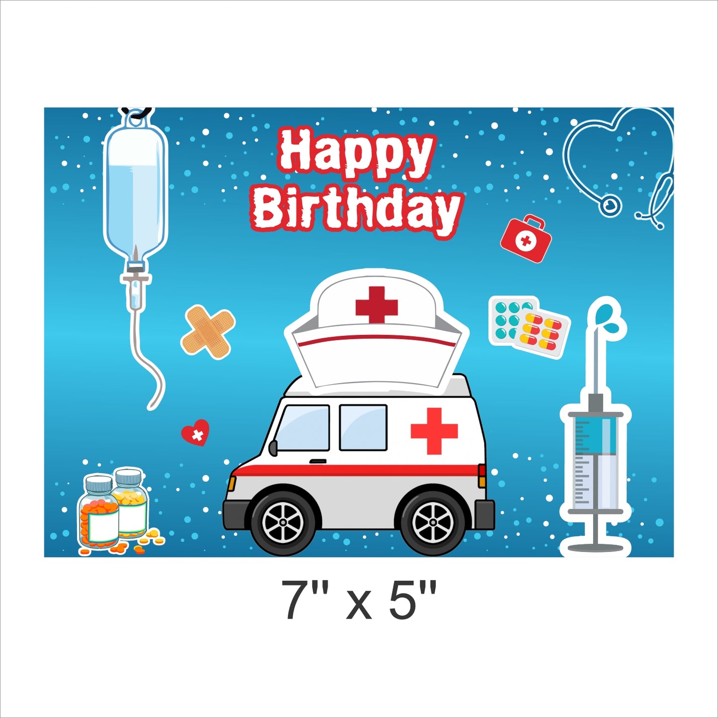 Doctor Theme Birthday Party Backdrop