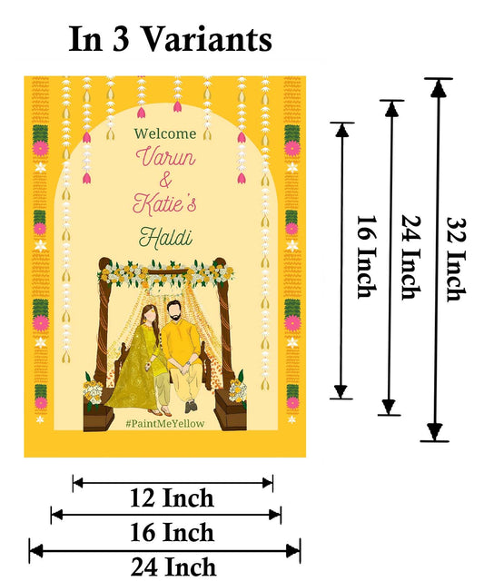 Wedding Ceremony Theme Party Welcome Board