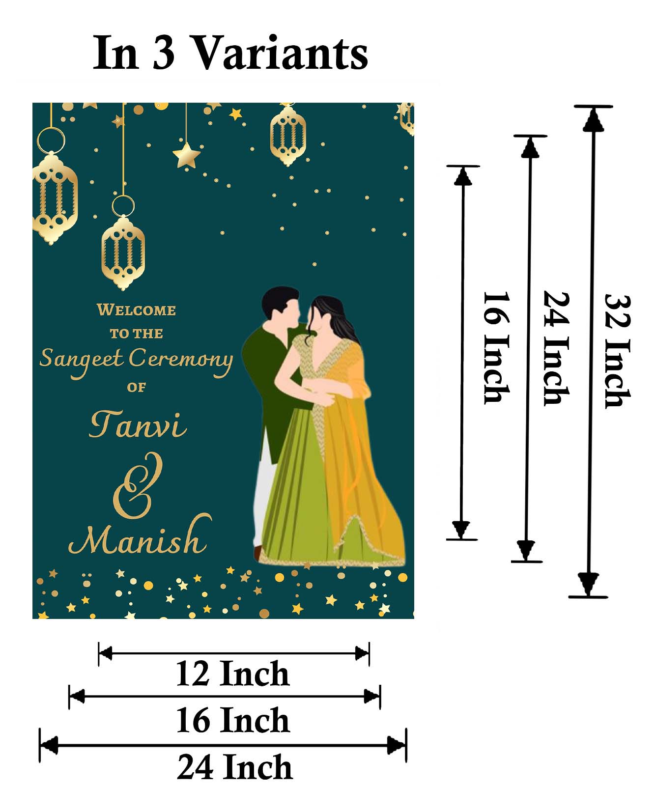 Wedding Ceremony Theme Party Welcome Board