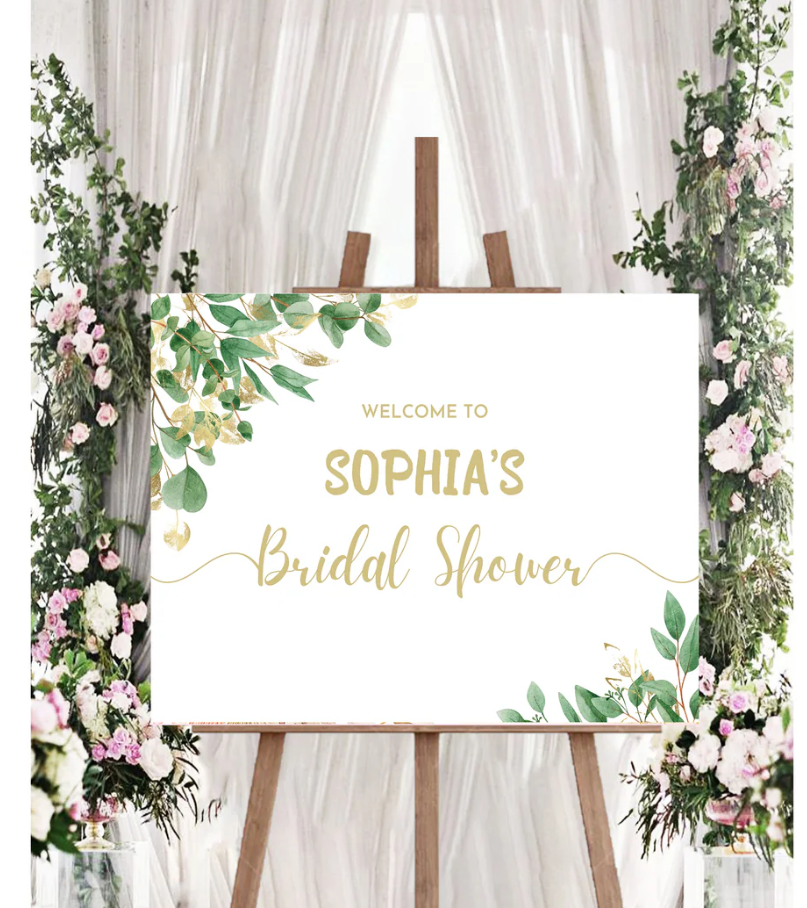 Wedding Ceremony Theme Party Welcome Board