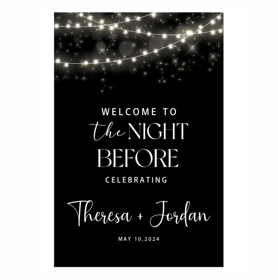 Wedding Ceremony Theme Party Welcome Board
