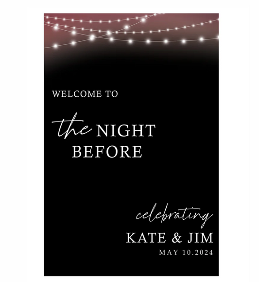 Wedding Ceremony Theme Party Welcome Board