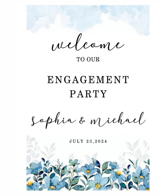 Wedding Ceremony Theme Party Welcome Board