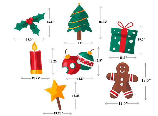 Christmas Outdoor/Indoor Cutout Decorations