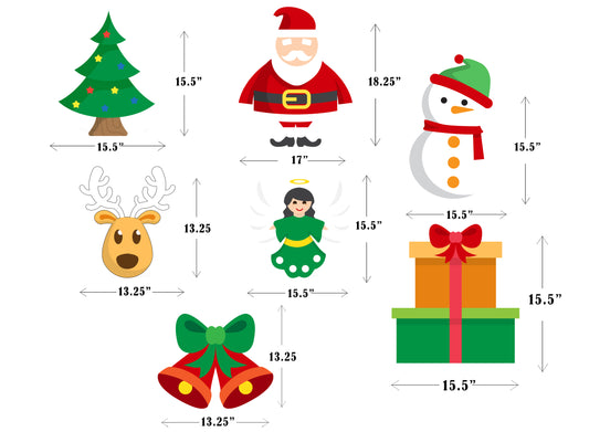 Christmas Outdoor/Indoor Cutout Decorations