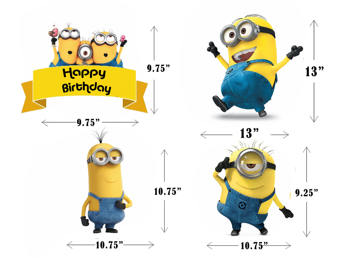 Minnion Theme Birthday Party Theme Hanging Set for Decoration