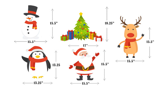 Christmas Outdoor/Indoor Cutout Decorations