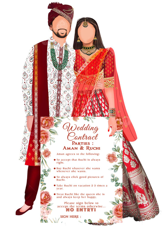 Wedding Contract For Wedding Entry - Wedding Function