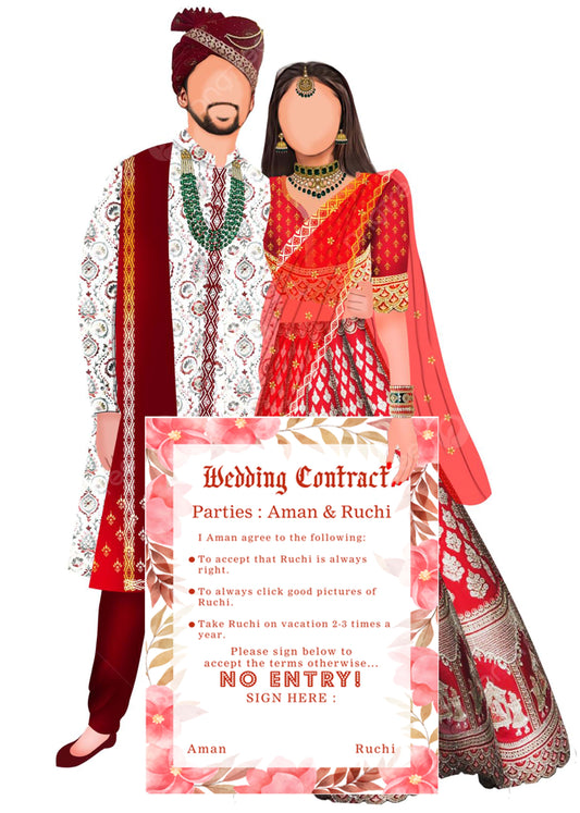 Wedding Contract For Wedding Entry - Wedding Function