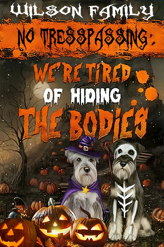 Halloween Party Welcome Board - Personalized