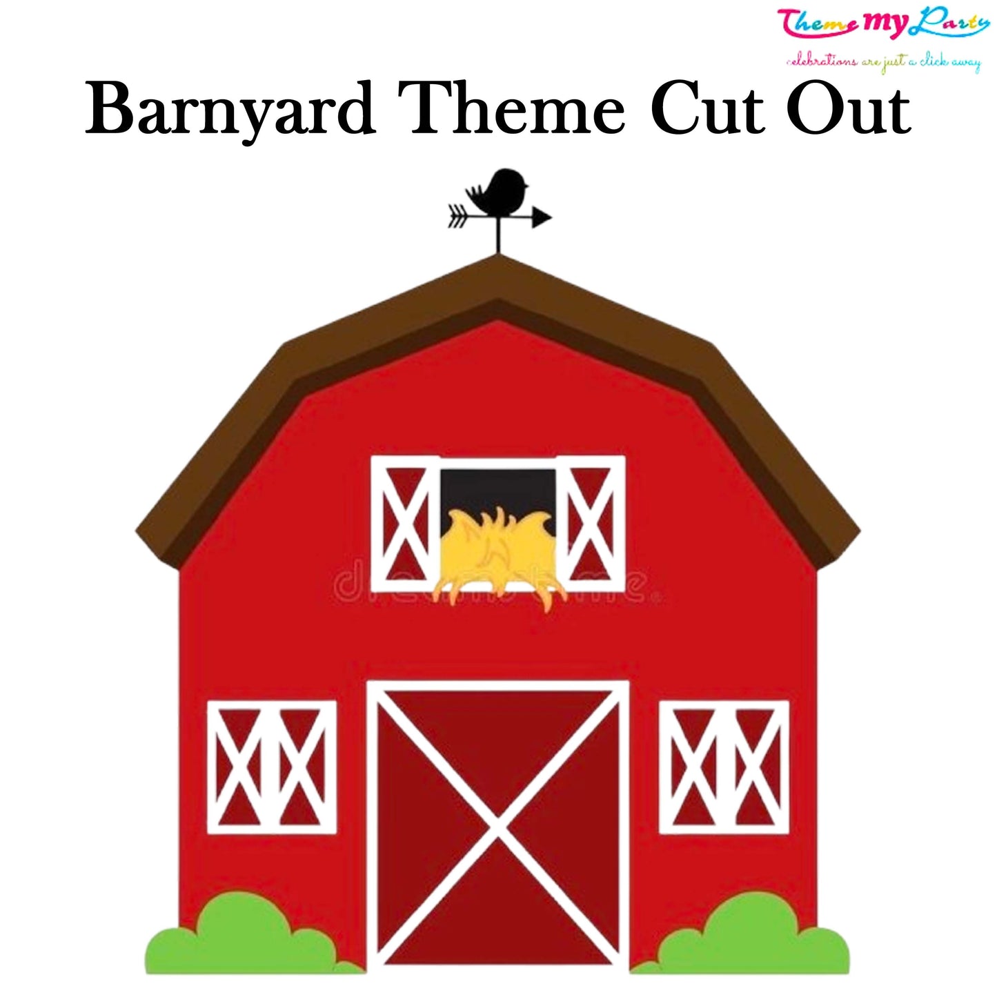 Barnyard Theme Birthday Party Cutout