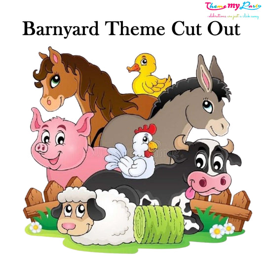Barnyard Theme Birthday Party Cutout