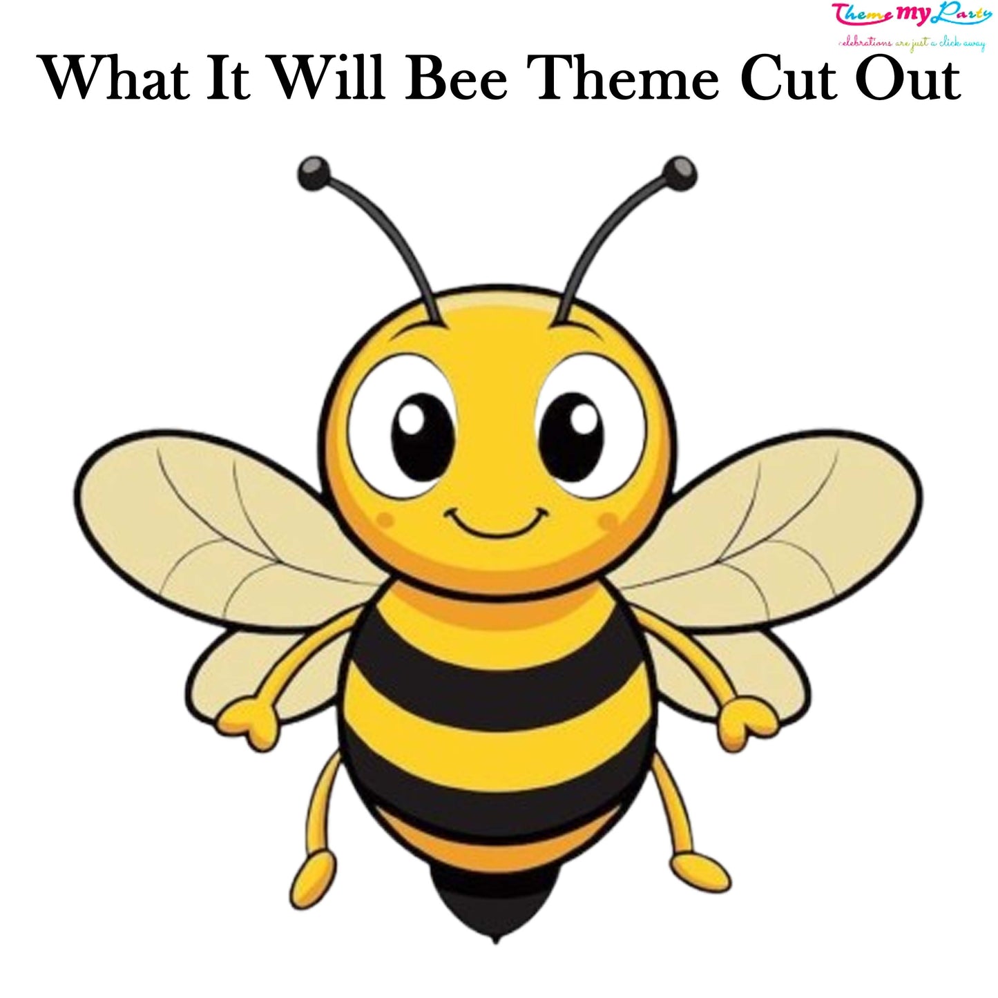 What It Will Bee Baby Shower Party Cutout
