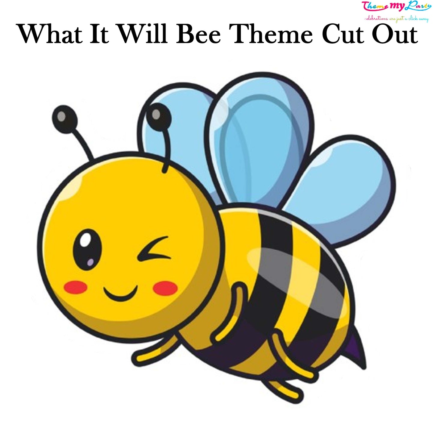 What It Will Bee Baby Shower Party Cutout